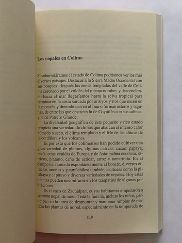 Recetario Del Nopal De Milpa Alta, D. F. Y Colima