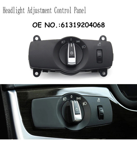 61319204068 Faro Delantero Del Panel De Control De Ajuste