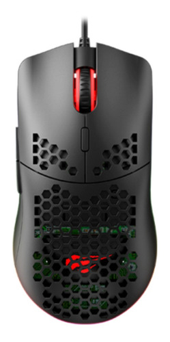 Imagem 1 de 5 de Mouse para jogo Havit  MS1023 black