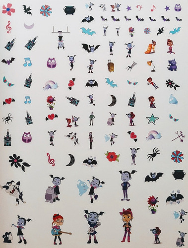 Revista Vampirina Para Pintar + 1000 Stickers
