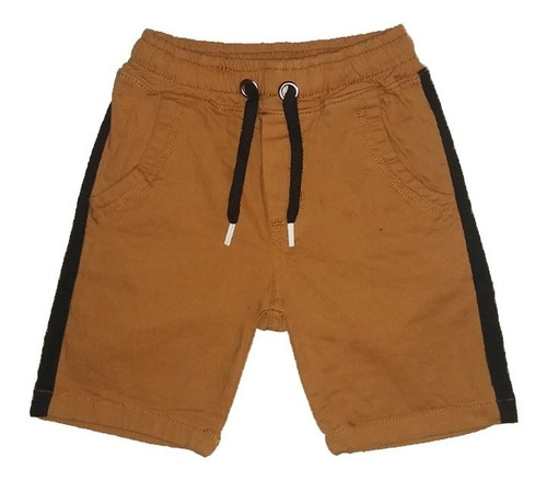 Imagen 1 de 2 de Bermuda Niños Gabardina Franja Nenes