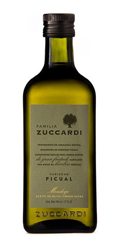 Aceite De Oliva Virgen Extra Picual  Zuccardi 500ml