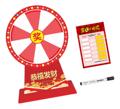Ruleta De Mesa Portátil Con Premios Para Multicolor A