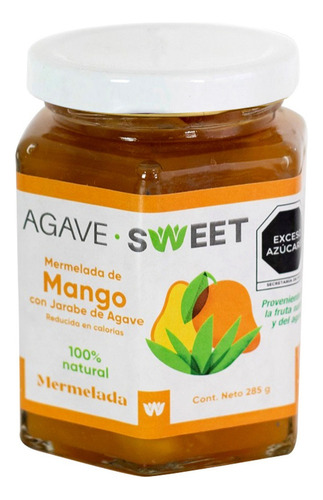 Mermelada Mango Con Jarabe De Agave Agave Sweet 285 g