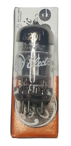 Válvula Electrónica 12at7 Wa 6201 Nos General Electric Usa