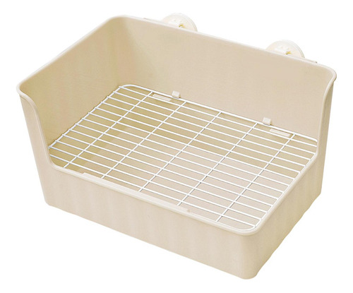 Caja De Arena Para Conejos, Bandeja De Entrenamiento Marrón