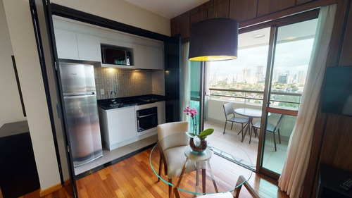 Imagem 3 de 15 de Flat No Brooklin, Prox A Marg Pinheiros E Ponte Estaiada - Sf30036