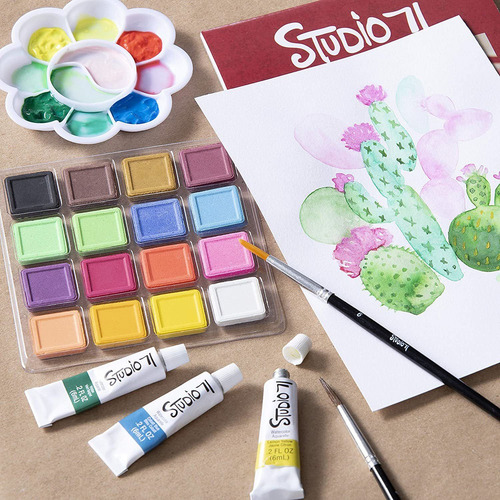Set De Arte Y Dibujo Estuche 37 Piezas Studio 71
