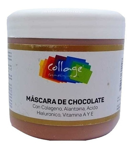 Mascara De Chocolate Colageno Alantoina Collage 500g Lefemme Tipo de piel pieles sensibles