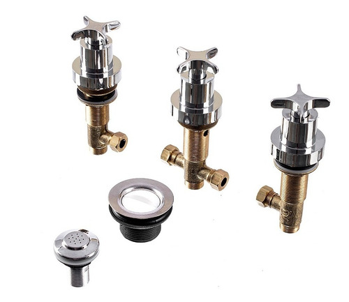Imagen 2 de 2 de Grifería Bidet Deca Flex Baño - Cromo Metálico + C. Cerámico