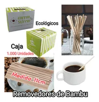 Comprar Removedores De Cafe Bebidas 11cm Bambu 1000 Unid