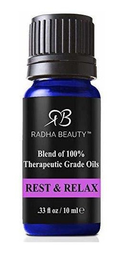 Aromaterapia Aceites - Radha Beauty Rest & Relax Blend 10 Ml