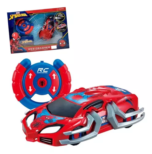 Carrinho Controle Remoto Homem Aranha Web Crasher Candide 5842