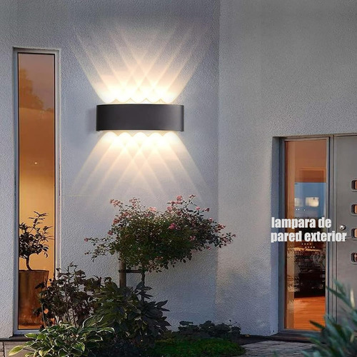 Moderna Lámpara De Pared Led Arqueada Focos Flotantes