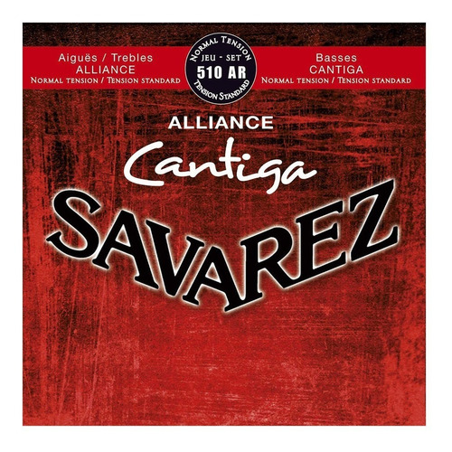 Savarez Alliance Cantiga Cuerdas Guitarra Clásica 510ar