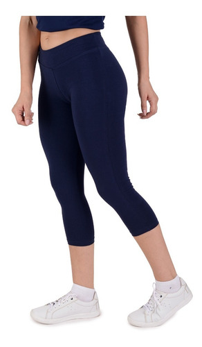 Imagen 2 de 6 de Licra Para Dama Básico Capri - Leggins/ Mallones - Everlast
