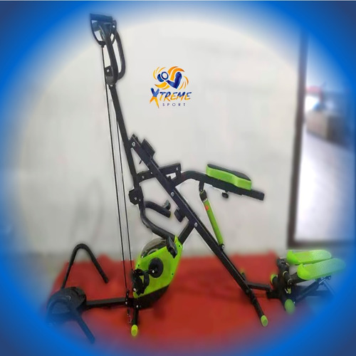 Total Revomax Crunch 6en1 +escaladora´+ligas+disco+bicicleta