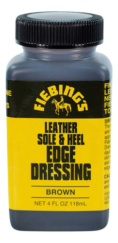 Fiebing's Leather Suela Y Tacon Marron Aderezo, 4 Oz. - Ader