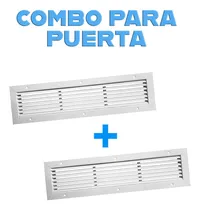 Comprar Combo Rejillas De Ventilacion 60x15 Para Puerta