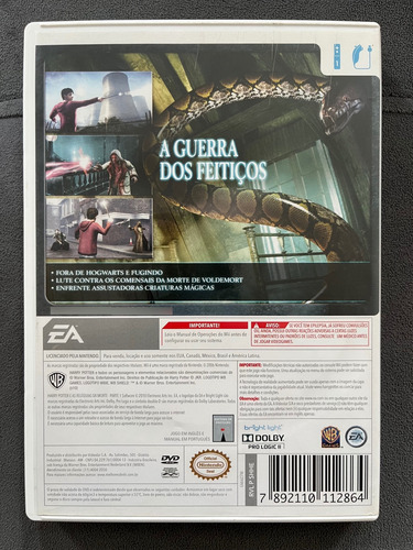 Harry Potter E As Relíquias Da Morte Parte 1 Nintendo Wii (Usado)