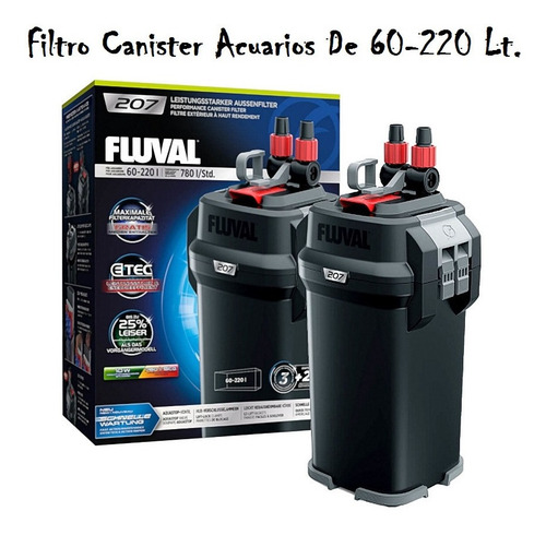Imagen 3 de 10 de Accesorios Para Acuarios - Filtro Canister Fluval 407