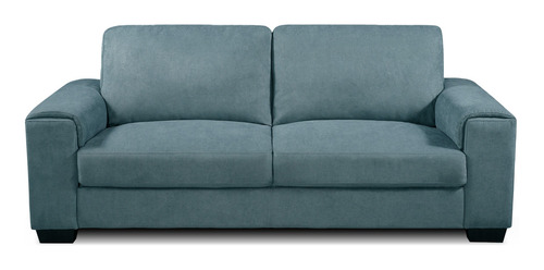 Imagen 2 de 2 de Rosen Sofá Robleda 3 Cuerpos Tela Denim