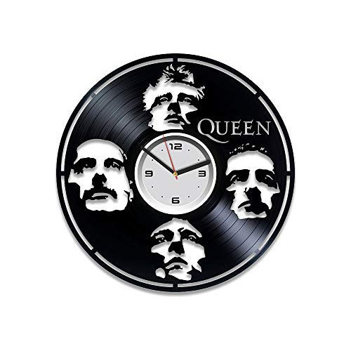 Kovides Queen - Reloj De Pared De Vinilo Para Reina Freddie