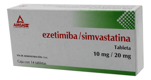 Ezeti/simvasta 14 Tabletas 10/20mg