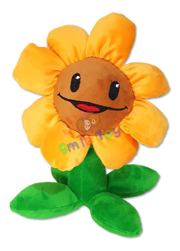 Peluche Girasol Plantas Vs Zombies Excelente Calidad Bordado