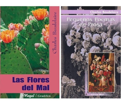 Lote X 2 Libros - Pequeños Poemas + Flores Mal - Baudelaire