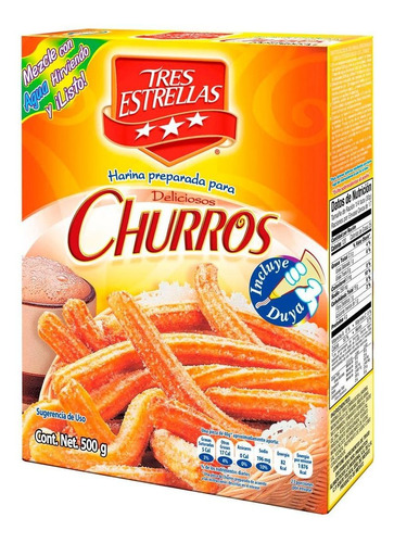 Harina Para Churros Tres Estrellas 500g