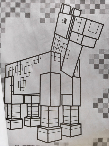 10 Libro Para Colorear Minecraftt + 10 Cajitas Crayon (8) :)