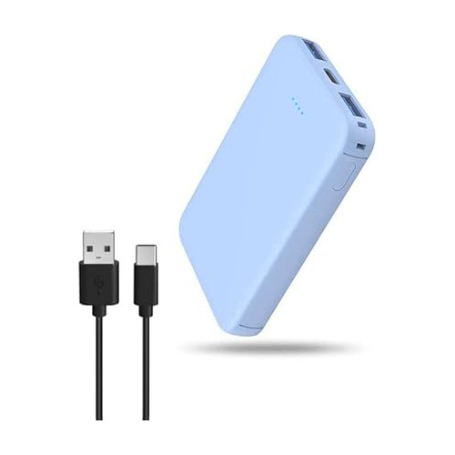 Cargador Portátil S22 De 5,000mah, Mini Bank De 3 Puer...