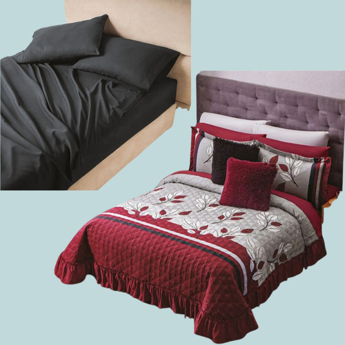 Colcha Matrimonial Estampada Colchas Concord