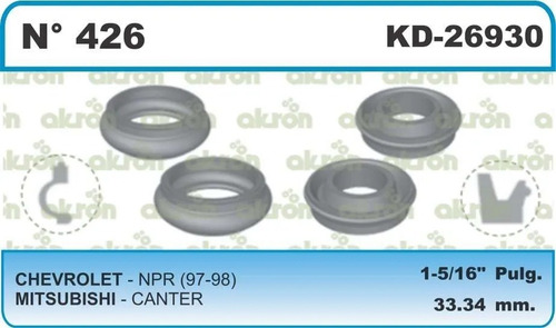 Kit De Repacion Caliper Npr/canter  Ø 1-5/16 