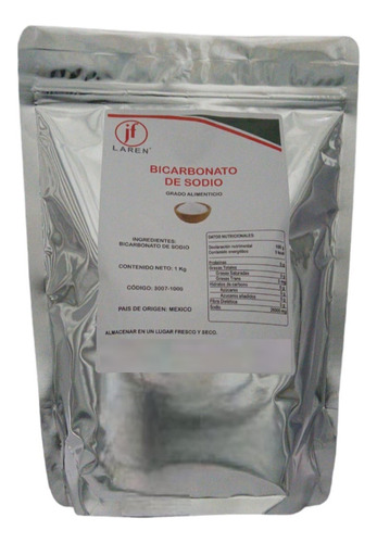 Bicarbonato De Sodio 1kg Jf Laren