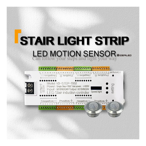 Tira De Luces Led For Escaleras Con Sensor De Movimiento,