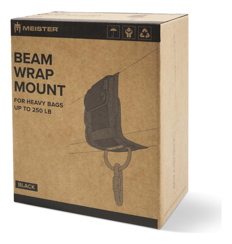 Meister Beam Wrap Mount Con Mosquetón Para Colgar Boxeo Y Bo