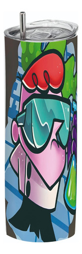 Termo Skinny Café 20 Oz De: Laboratorio De Dexter #26