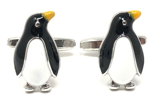 Mancuernillas Gemelos Para Hombre De Moda Diseños Sarosa Color Pinguinos