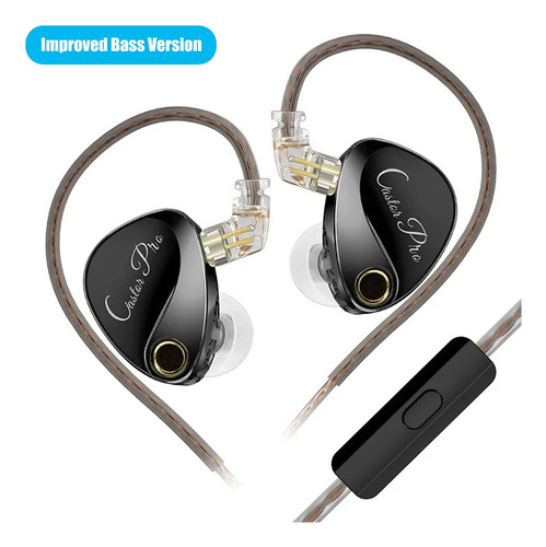 Auriculares Hifi Kz Castor Pro, Versión Iem, Con Micrófono