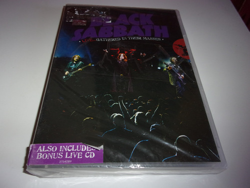 Cd Dvd Black Sabbath Live Gathered In Their Masses Nuevo 40a