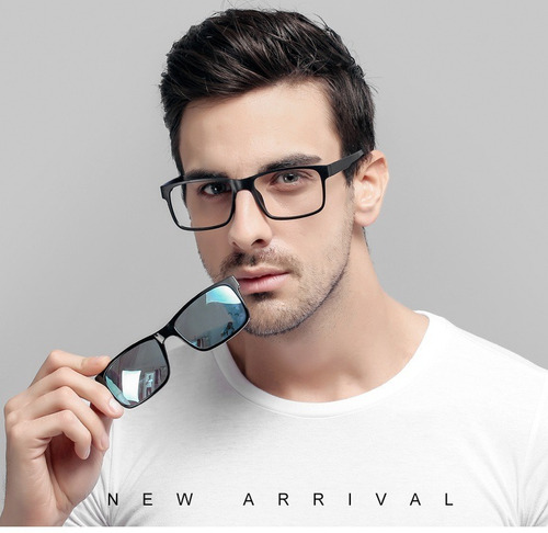 Óculos De Sol Kit 5 Em 1 Oculos Com Frentes Variadas Clip On