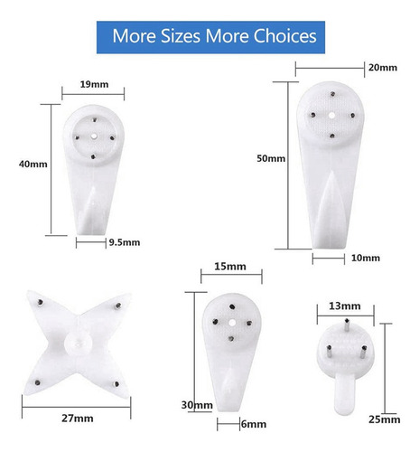 50 Screws For Invisible Nails, Wall Hooks, CoLG