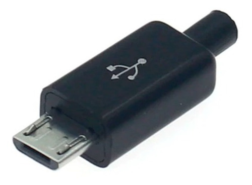 Imagen 5 de 6 de Ficha Conector Micro Usb B Macho 5 Pines