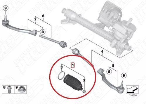 Mini Cooper 2.0 S Top 2013-2016 Kit Coifa Da Caixa De Direca