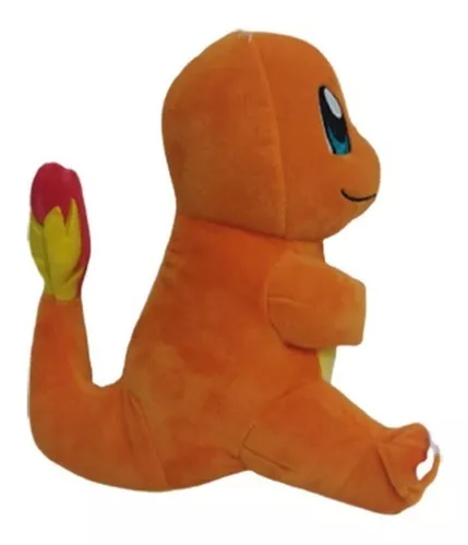 Pelúcia Com Luzes e Sons - 20Cm - Pokémon - Charmander - Sunny