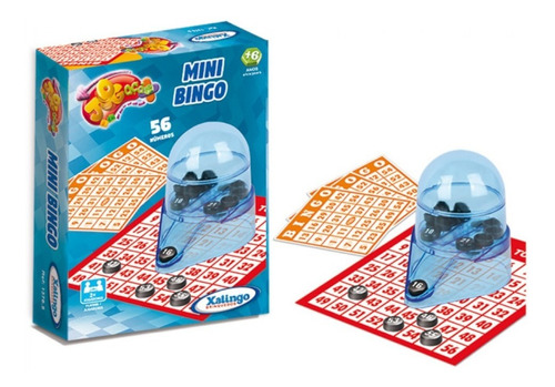 Jogo Mini Bingo 56 Números Xalingo - 1376.5