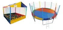 Comprar Cama Elástica De 4m E Piscina De Bolinhas 2,00m Com Bolinhas