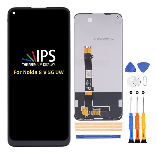 A-mind Para Nokia 8 V 5g Uw Pantalla Lcd Repuesto Tactil